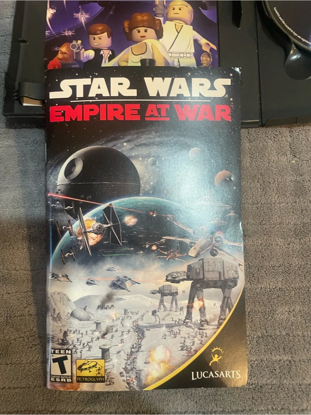 Star Wars: Empire at War (PC, CD-ROM 2006) with manual book Lot Of 2